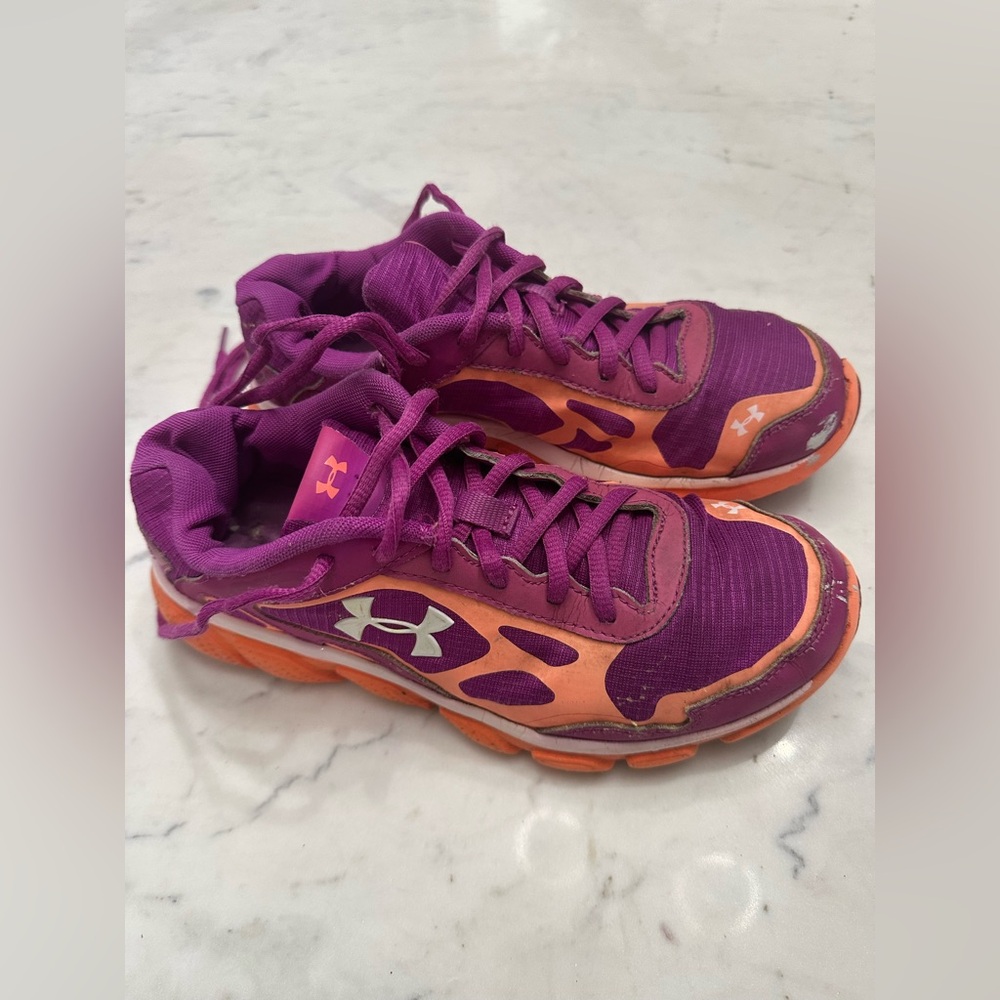Under Armour Women's Athletic Shoes in Purple and Orange
